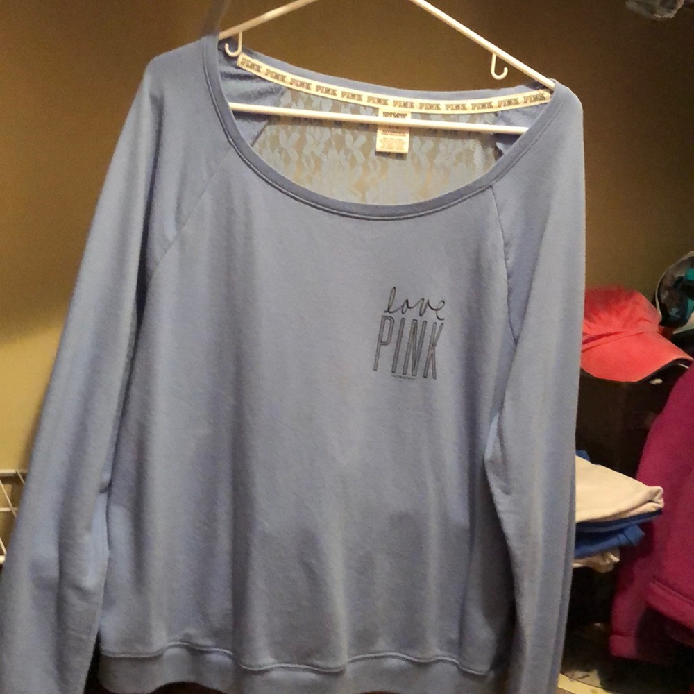 FULL LACE BACK SWEATER